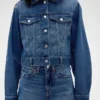 GAP × Victoria Beckham Relaxed Crop-spijkerjasje