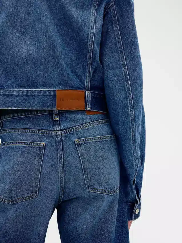GAP × Victoria Beckham Relaxed Crop-spijkerjasje