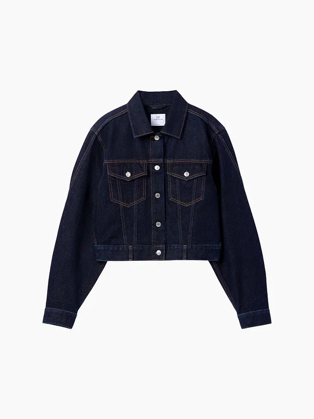 GAP × Victoria Beckham Relaxed Crop-spijkerjasje