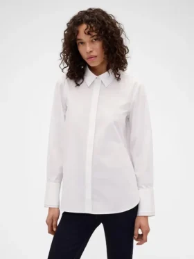 GAP × Victoria Beckham Relaxed popeline overhemd