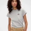 Gap × Victoria Beckham T-shirt van biologisch katoen met logo