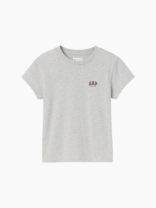 Gap × Victoria Beckham T-shirt van biologisch katoen met logo
