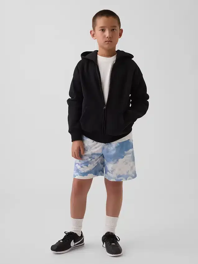 GapFit 6" gerecyclede mesh-korte broeken voor kinderen