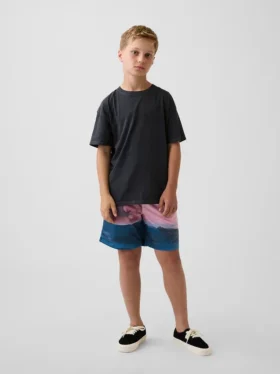 GapFit 6" gerecyclede mesh-korte broeken voor kinderen