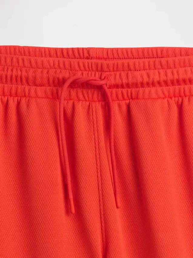 GapFit 6" gerecyclede mesh-korte broeken voor kinderen