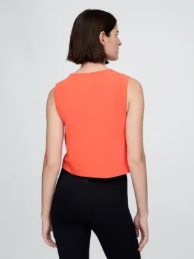 GapFit Breathe Crop Muscle-tanktop