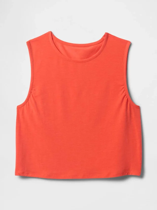 GapFit Breathe Crop Muscle-tanktop