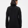 GapFit gewatteerde jacquard trui met halve rits