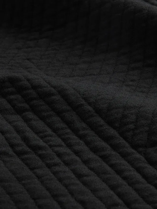 GapFit gewatteerde jacquard trui met halve rits