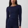 GapFit glad T-shirt met boothals