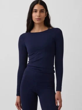 GapFit glad T-shirt met boothals