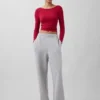 GapFit glad T-shirt met boothals