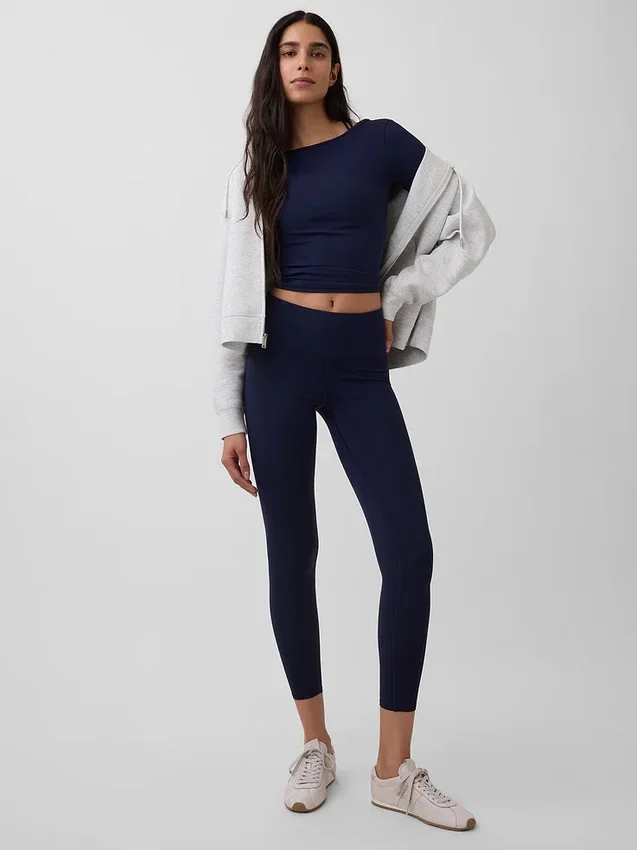 GapFit glad T-shirt met boothals