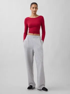 GapFit glad T-shirt met boothals