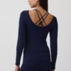 GapFit glad T-shirt met boothals