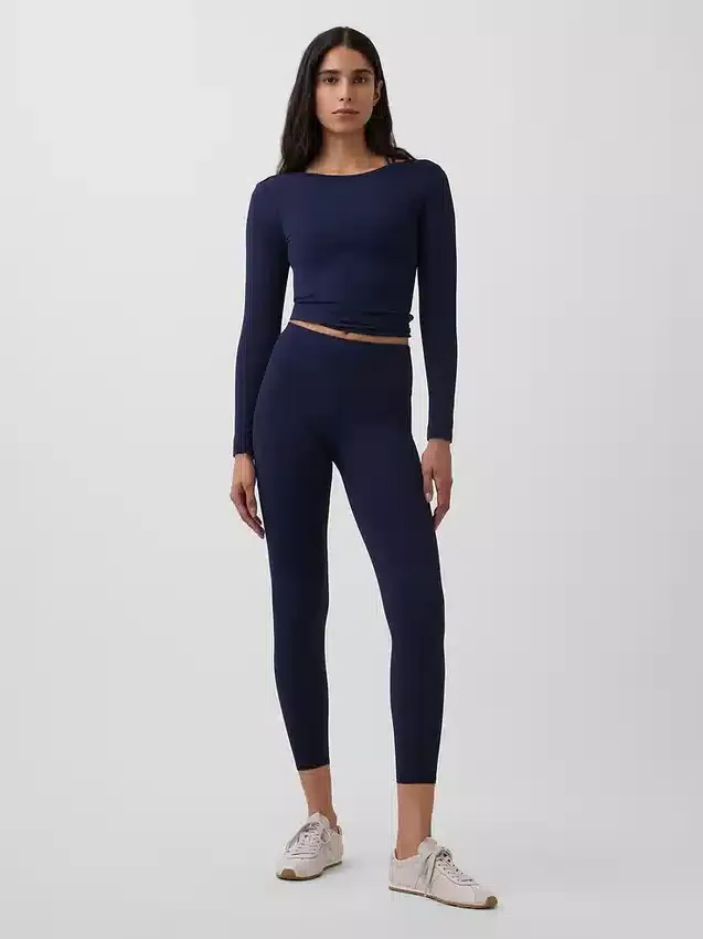 GapFit glad T-shirt met boothals