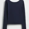 GapFit glad T-shirt met boothals