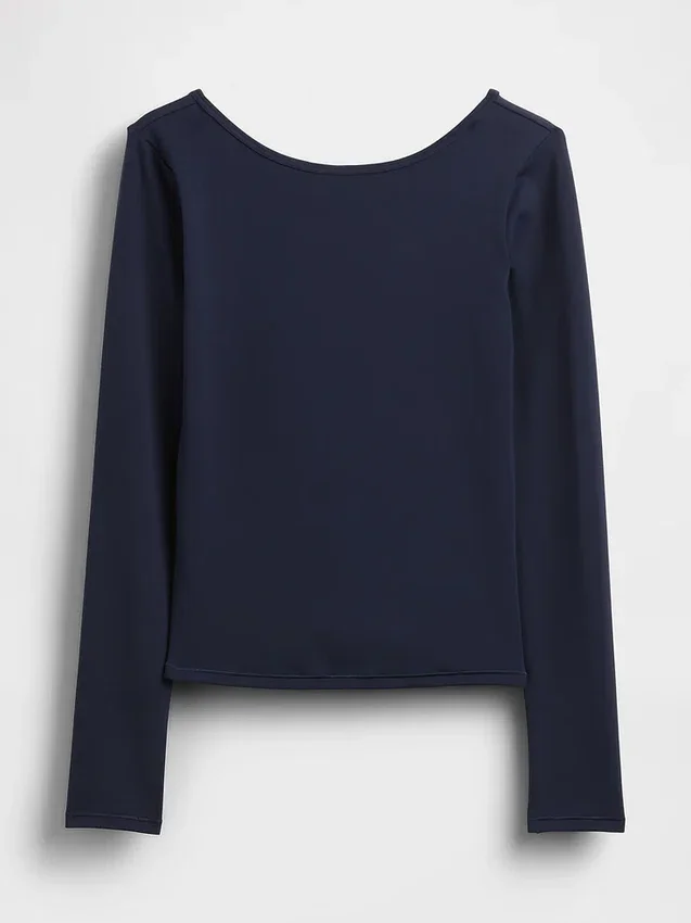 GapFit glad T-shirt met boothals