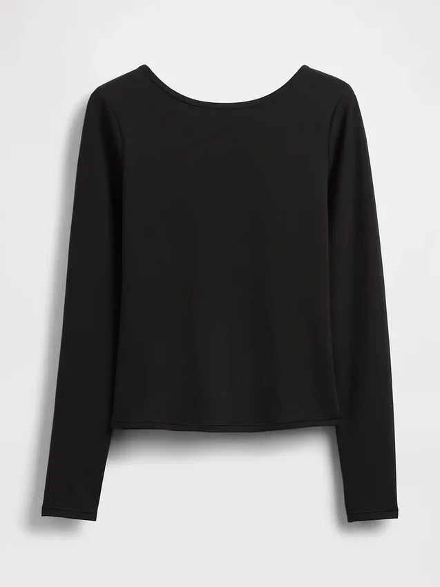 GapFit glad T-shirt met boothals