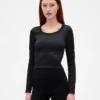 GapFit naadloze geribde crop-top