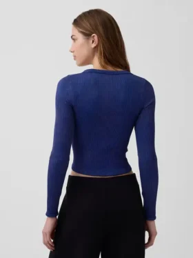 GapFit naadloze geribde crop-top