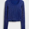 GapFit naadloze geribde crop-top
