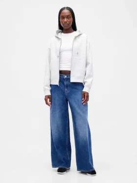 GapFit oversized hoodie met rits