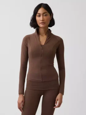 GapFit Smooth-jasje met rits