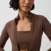 GapFit Smooth-jasje met rits