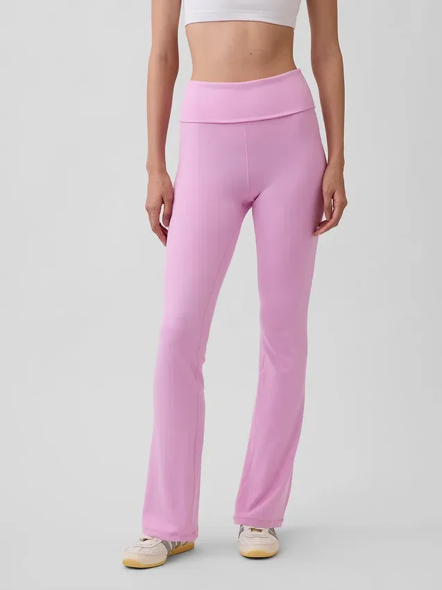 GapFit Smooth Mini-flare-legging met omgeslagen tailleband