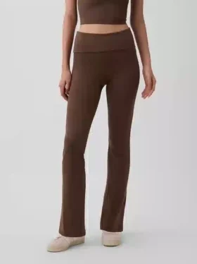 GapFit Smooth Mini-flare-legging met omgeslagen tailleband