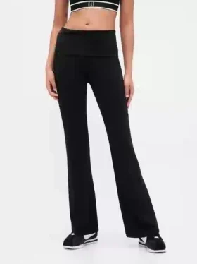 GapFit Smooth Mini-flare-legging met omgeslagen tailleband