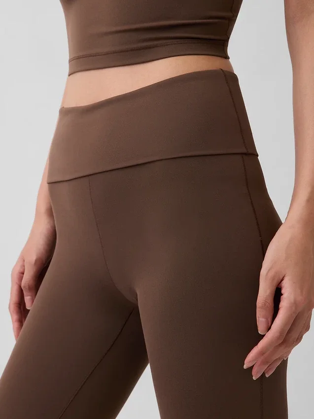 GapFit Smooth Mini-flare-legging met omgeslagen tailleband