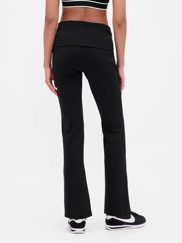 GapFit Smooth Mini-flare-legging met omgeslagen tailleband