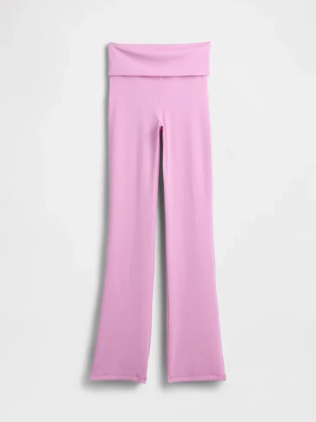 GapFit Smooth Mini-flare-legging met omgeslagen tailleband