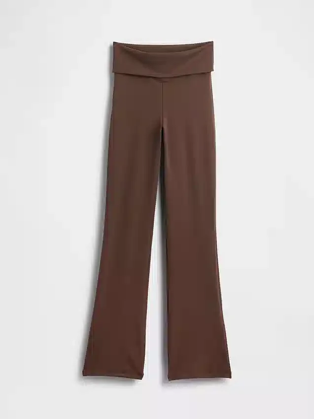 GapFit Smooth Mini-flare-legging met omgeslagen tailleband