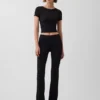 GapFit Smooth omkeerbare crop-top met overslag