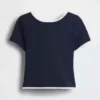 GapFit Smooth omkeerbare crop-top met overslag