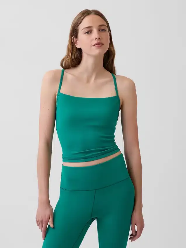 GapFit Smooth Racerback Crop-tanktop
