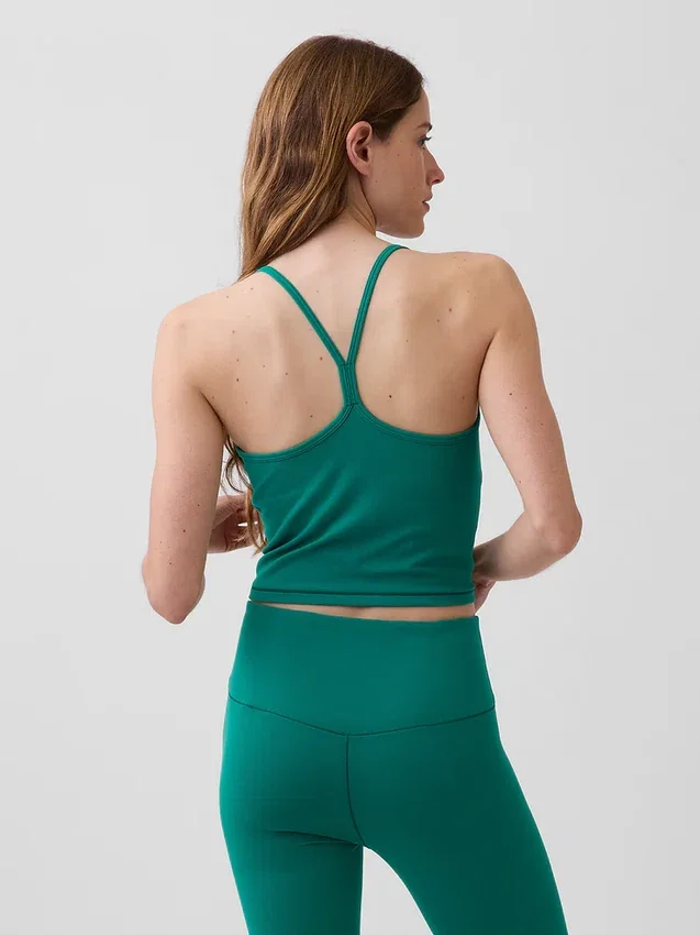 GapFit Smooth Racerback Crop-tanktop