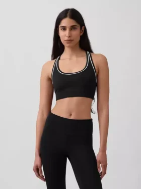 GapFit Smooth sportbeha met racerback voor gemiddelde belasting