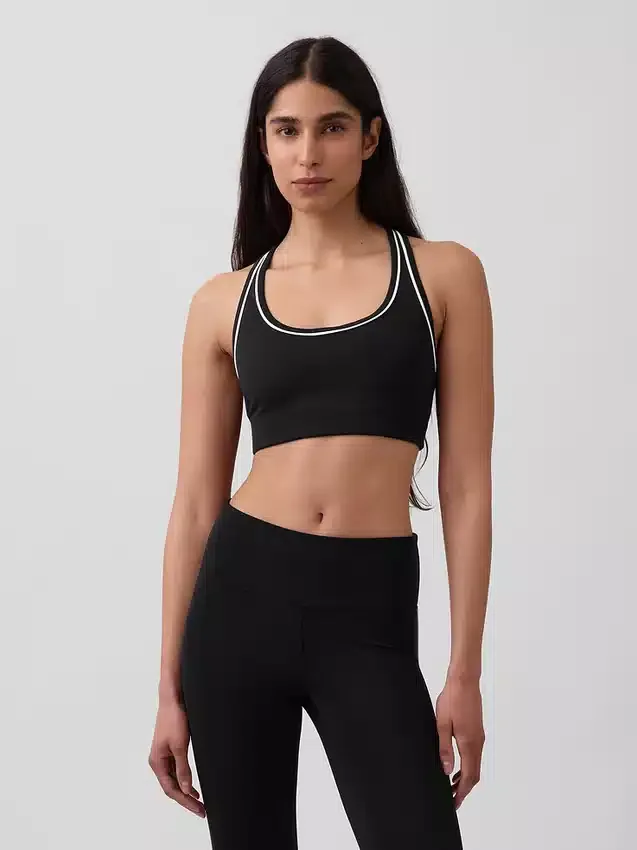 GapFit Smooth sportbeha met racerback voor gemiddelde belasting