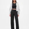 GapFit Tech broek met hoge taille en wijd been