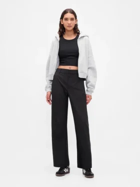 GapFit Tech broek met hoge taille en wijd been