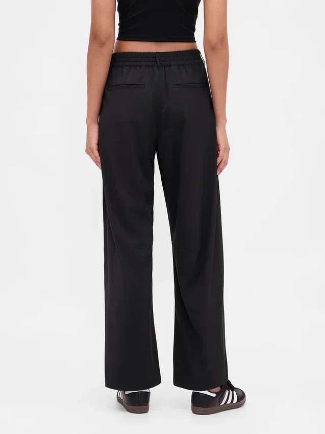 GapFit Tech broek met hoge taille en wijd been