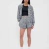 GapFit Tech Gingham windjack