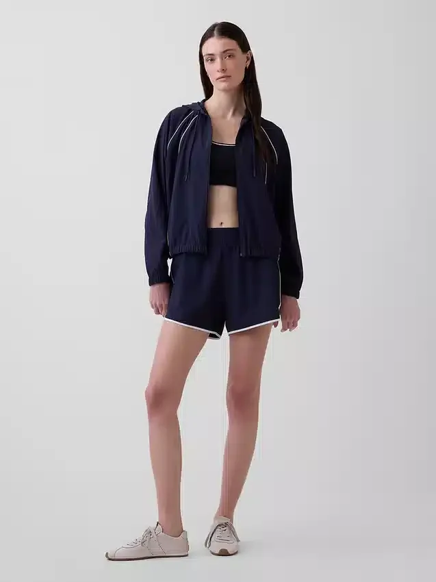 GapFit Tech hardloopkorte broek met hoge taille