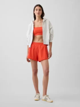 GapFit Tech hardloopkorte broek met hoge taille