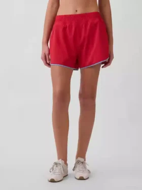 GapFit Tech hardloopkorte broek met hoge taille