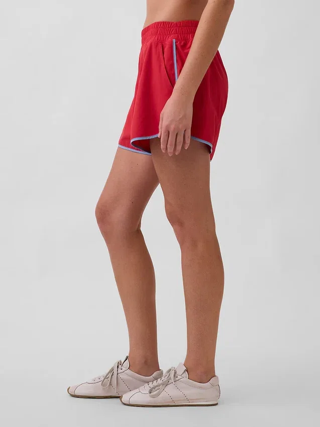 GapFit Tech hardloopkorte broek met hoge taille